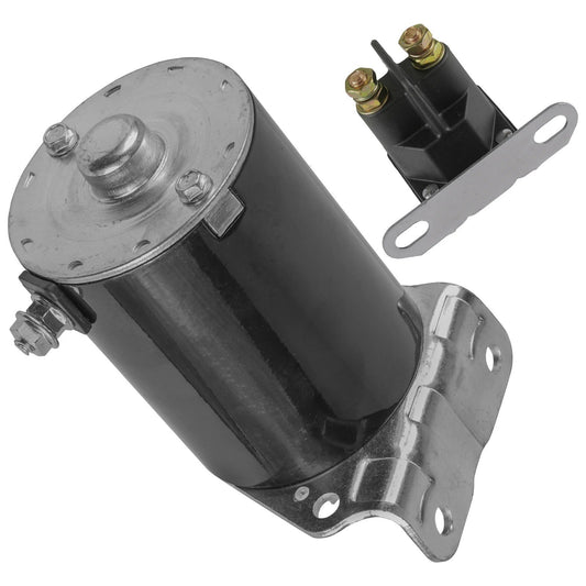 Caltric Starter And Relay For John Deere Tractor Lawn L100 D120 D110 D105 D100