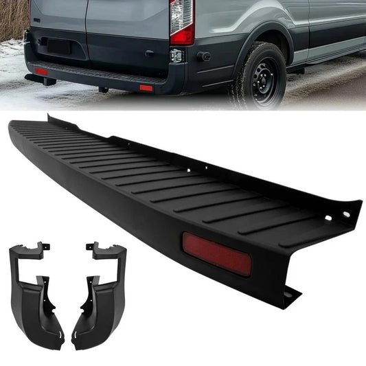 For Ford Transit 150 250 350 2015-2024 Rear Bumper Cover W/ Side End Cap Cover
