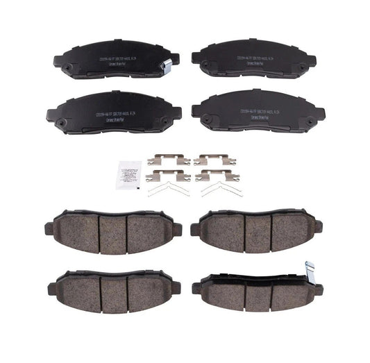 Front Ceramic Brake Pad Set Kit for Pathfinder Frontier Xterra Equator
