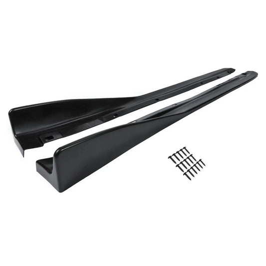 Fits 02-07 Impreza WRX STI CS Style Side Skirts Extension Rocker Panel Pair PP