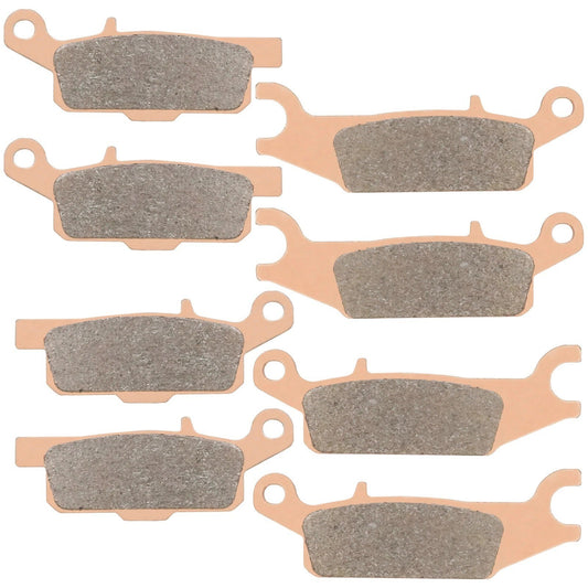 Caltric Brake Pads for Yamaha Grizzly 700 YFM700 EPS Front and Rear 2007-2026