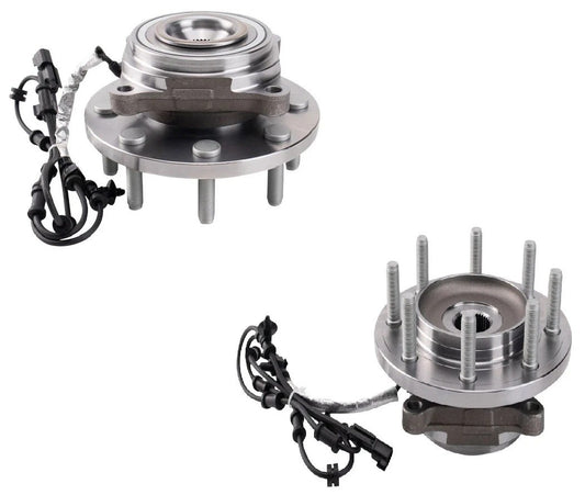 Front Wheel Hub Bearings Set For 2019-2024 Ram 2500 2019-2023 3500