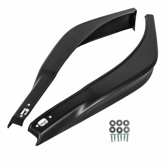 For 2013-2015 Honda Accord 4DR HFP Style Black Front Bumper Spoiler Lip 2PCS