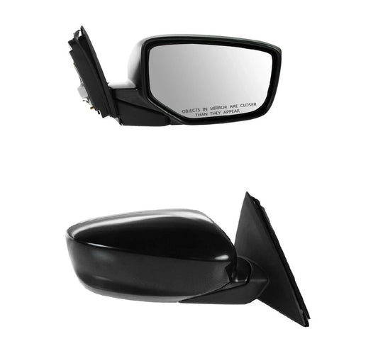 Side View Mirror Power Smooth Black Passenger RH for 08-12 Honda Accord Coupe