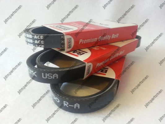 91-98 for 240SX Bando Drive Belt Kit AC-Steering-Alt 4PK-775 4PK-905 3PK-1000