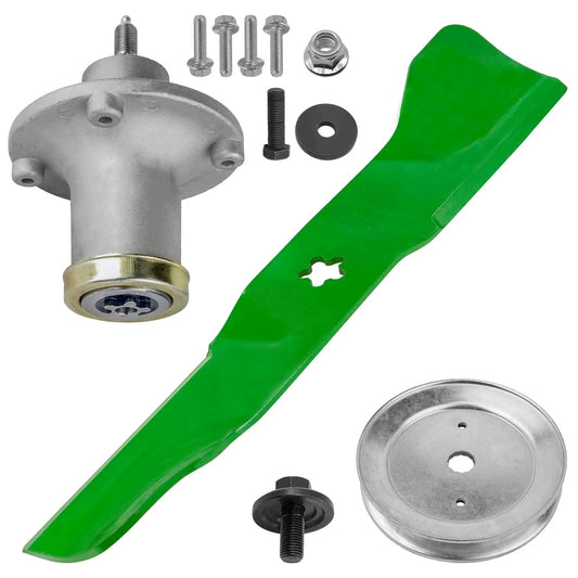 Caltric 539131898 588811002 48" Deck Spindle & Blade Kit For Husqvarna Z 248 F