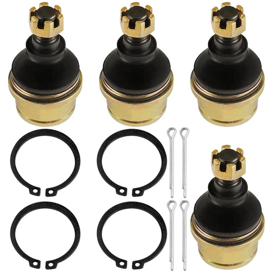 4 Upper and Lower Knuckle Ball Joint for Honda TRX420 Rancher 420 2014 - 2022