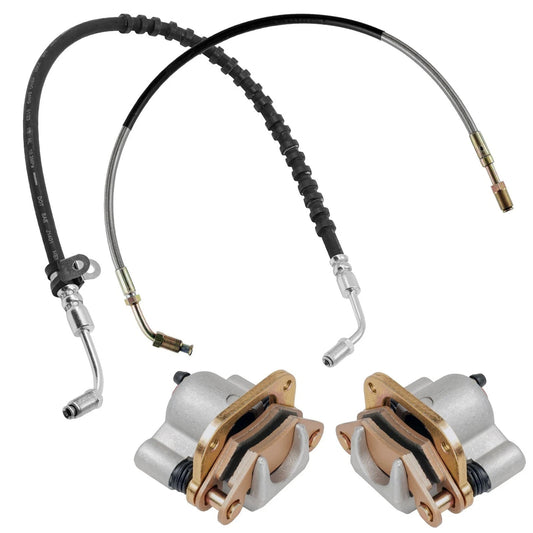 Brake Caliper w/ Pad & Line for Polaris Big Boss 250 4x6 6x6 1991-1992 Front