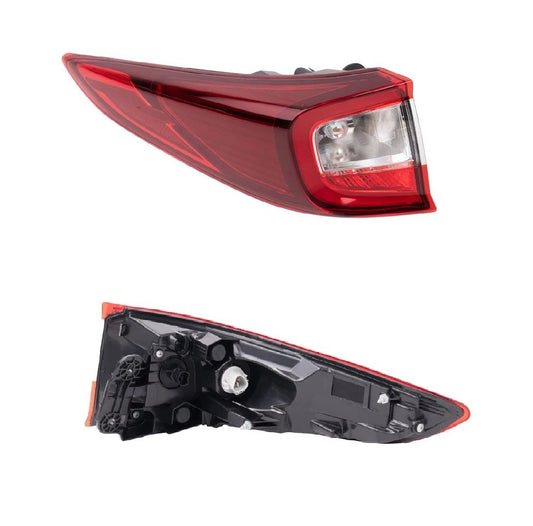 Left Outer Rear Tail Light Assembly Driver Side Fits 2019-2024 Acura RDX