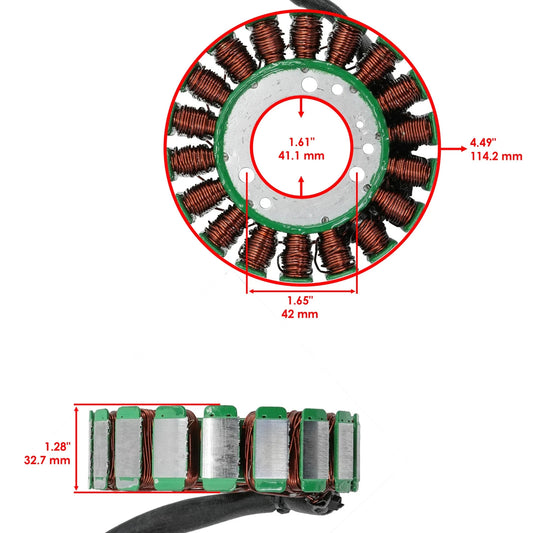 Stator & Gasket for Can-Am Maverick 1000 1000R EFI 4X4 2013-2016 Magneto