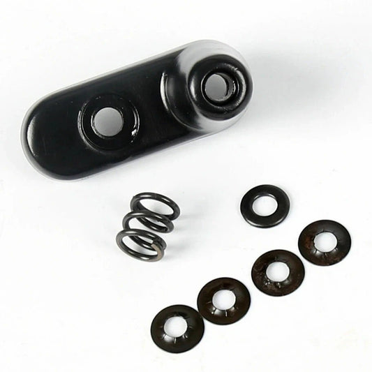 HECASA For New Jeep Wrangler 2003-2006 Aluminum Bracket Sun Visor Repair Kit