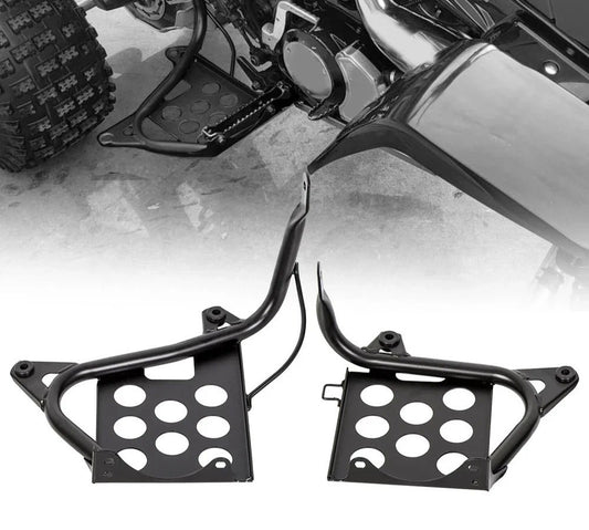 Left+Right Nerf Bars Heel Guards Footrest Stand For Yamaha Banshee 1990-2006 87