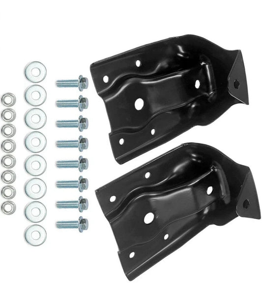 2pcs Rear Leaf Spring Hanger Shackle Bracket Kit for Chevy Silverado GMC Sierra