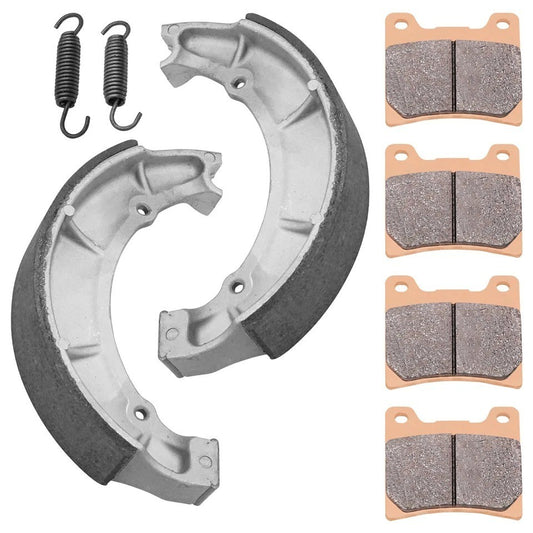 Front Brake And Rear Shoes for Yamaha XV750 Virago 750 1988-1997