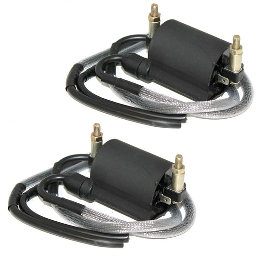Front & Rear Ignition Coils for Kawasaki VN1500 Vulcan 1500 Nomad 1999-2001