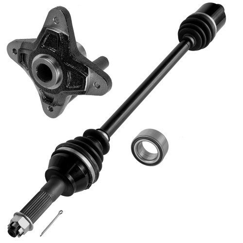 Rear Wheel Hub CV Joint Axle W/ Bearing For Polaris RZR 4 XP 900 2012-2013
