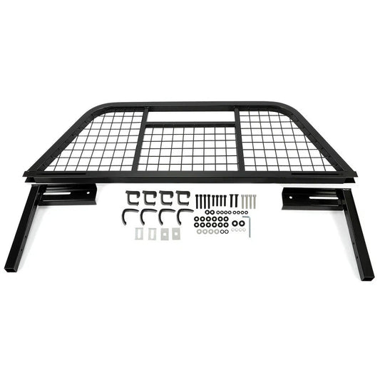 HECASA For Chevrolet full-size pickup truck Headache Rack Extendable Steel Back