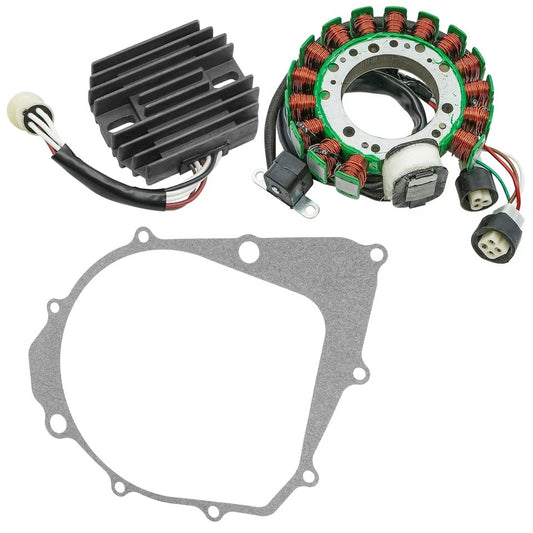 Stator & Regulator Rectifier for Yamaha Big Bear 350 YFM350 4X4 90-94 W/Gasket