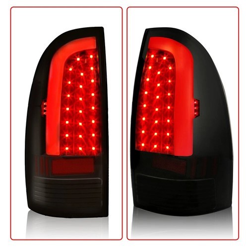 For Toyota Tacoma 2005-2015 LED Tail Lights Black Smoked Rear Brake Lamps Pair
