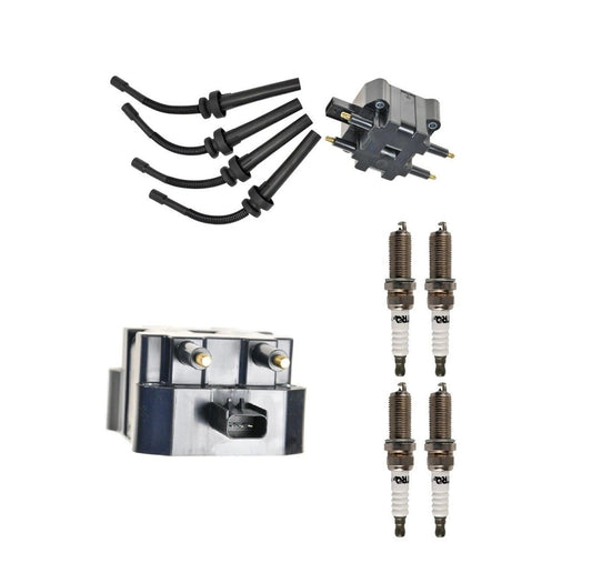 Ignition Coils Wires Spark Plugs For Chrysler PT Cruiser Sebring Caravan Stratus
