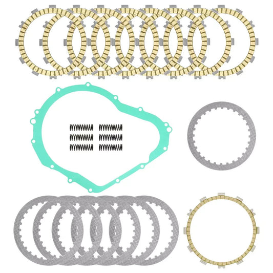 Clutch Friction Steel Plates Spring Gasket Kit for Suzuki GSX-R750 GSXR750 11-21
