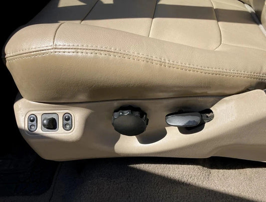 For 2001 2002 2003 Ford F-150 F150 Lariat XL XLT Driver Bottom Seat Cover Tan