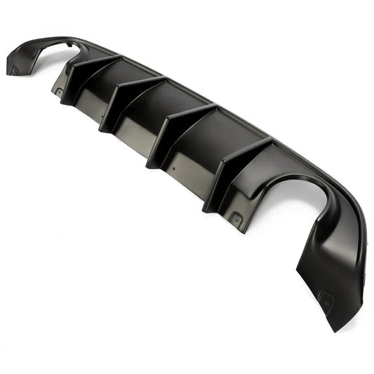 Fit 15-23 Dodge Charger SRT Rear Bumper Valance Diffuser Matte Black PP
