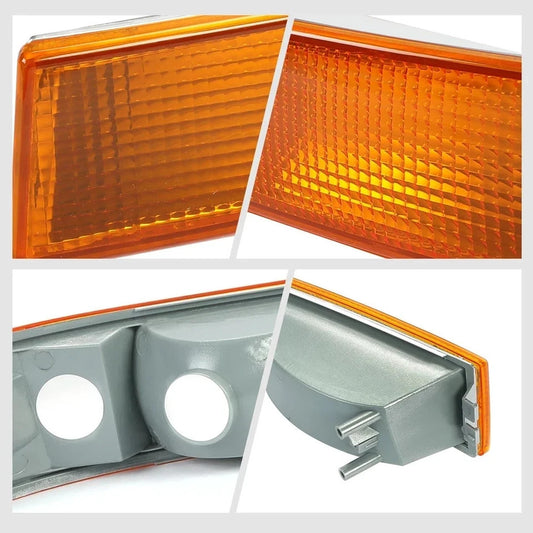 Pair Corner Light Parking Turn Signal Lamp For 03-23 24 25 Chevy Express/GMC