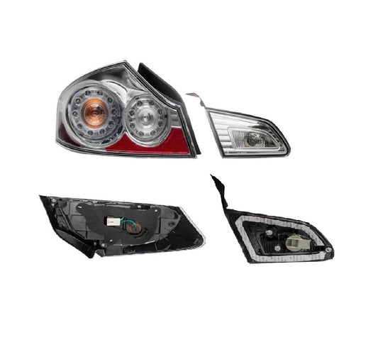 Rear Tail Lights Set Fits 11-12 INFINITI G25 07-08 G35 09-13 G37 15 Q40
