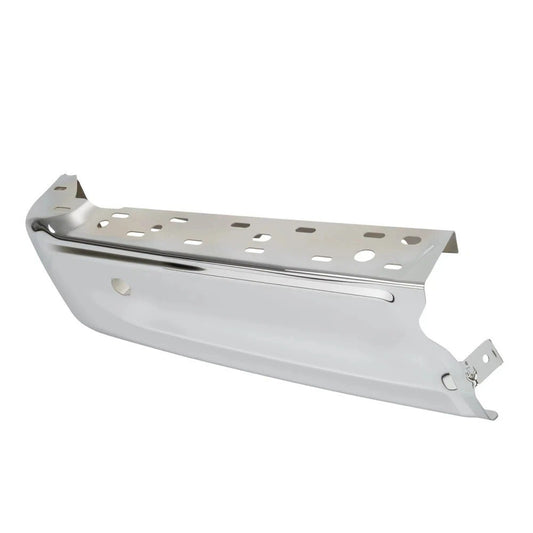 Chrome Rear Bumper End Cap Left W/2 Sensor Holes For 21-23 Ford F-150 Lightning