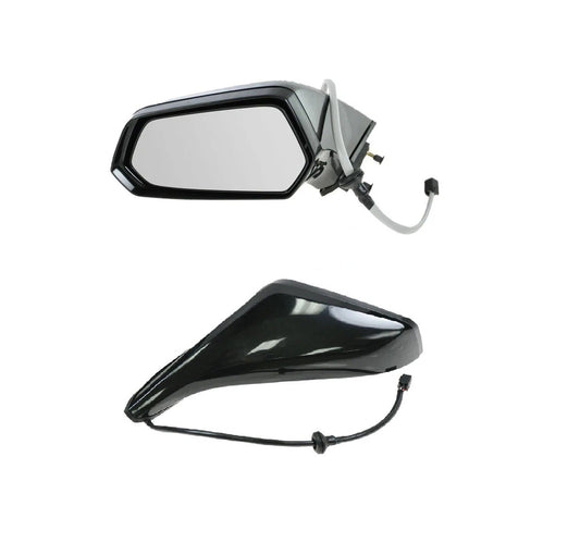 Side View Mirror Set Left & Right Power Fits 2010-2015 Chevrolet Camaro