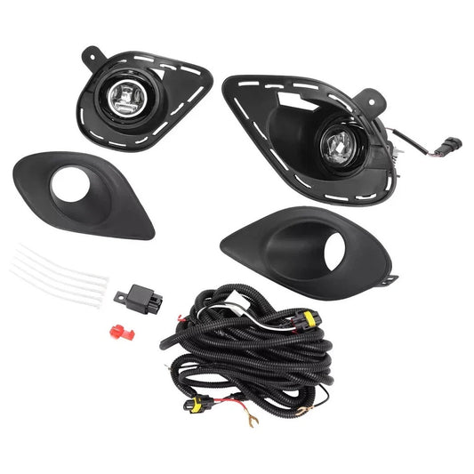 LED Bumper Fog Light Lamp w/ Bracket Wiring Kit For Dodge Charger SRT 2015-2023