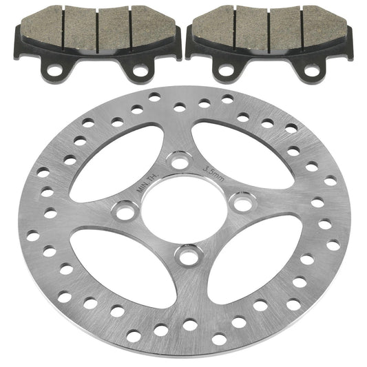 Rear Brake Disc Rotor with Pads For Yamaha Raptor 700 700R YFM700R SE 2013-2026