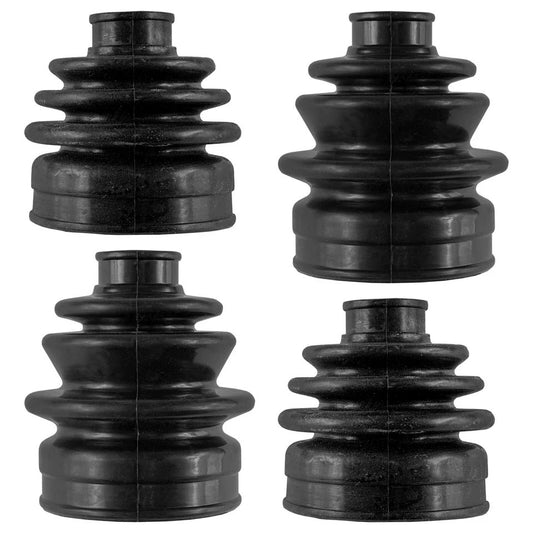 2 Rear Axle Inner Outer CV Boot Kit for Yamaha Grizzly 450 YFM450 4X4 2011-2014