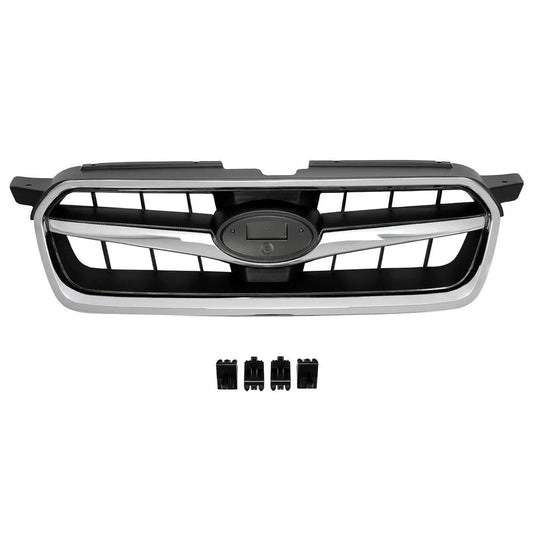 For Subaru Legacy 2008 2009 Front Bumper Grille Assembly Radiator Grill Chrome