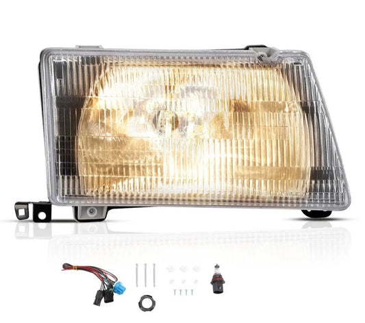 Headlight Headlamp w/Bulb Passenger Side RH For Peterbilt 375 385 Trucks Clear