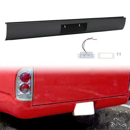 For Toyota Tacoma 1995-2004 Rear Bumper Roll Pan w/LED License Plate Light