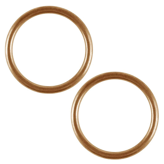 2x Caltric Exhaust Pipe Gasket For Honda Shadow Spirit 1100 VT1100C 1997-2007