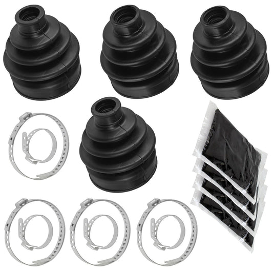 2 Front Axle Inner Outer CV Boot Kit for Honda TRX500FM Foreman 500 4X4 S 05-13