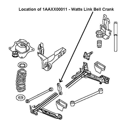 Rear Shock Absorbers Sway Links & Watts Link Suspension Kit for PT Cruiser