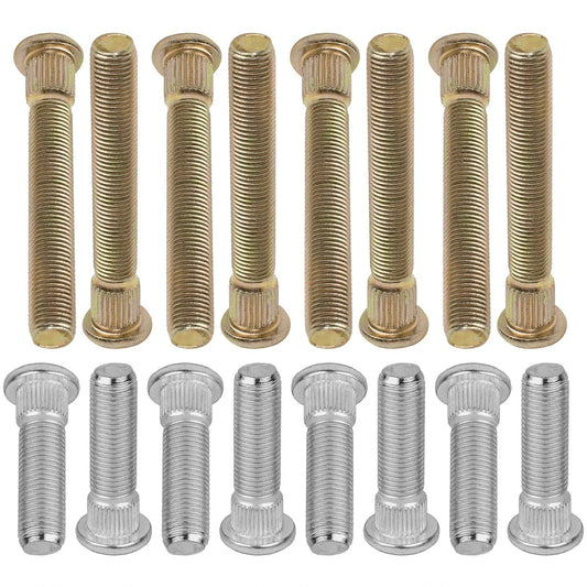 16 Studs Front Rear Wheel Hub Studs for Polaris RZR S 800 EFI 2009 2010 - 2014