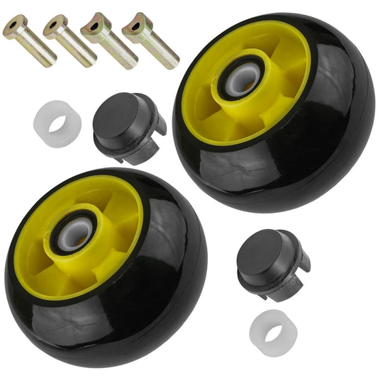Deck Wheel Kit w/Hub for John Deere 425 445 455 48" and 54" decks AM125172 2x