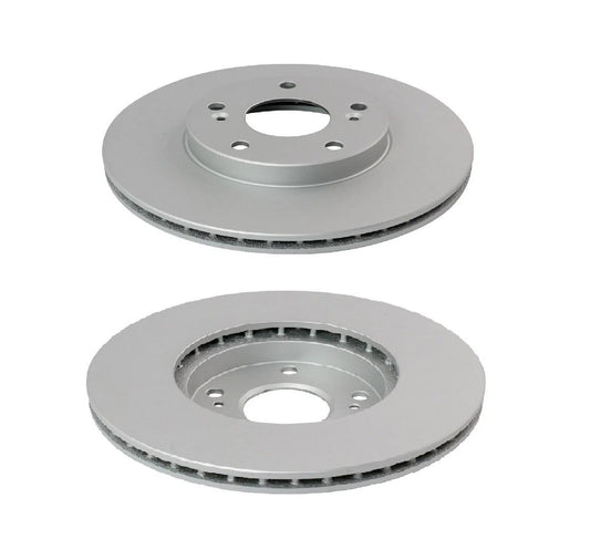 Front G-Coated Disc Brake Rotor Pair Set for Honda Accord Civic Element