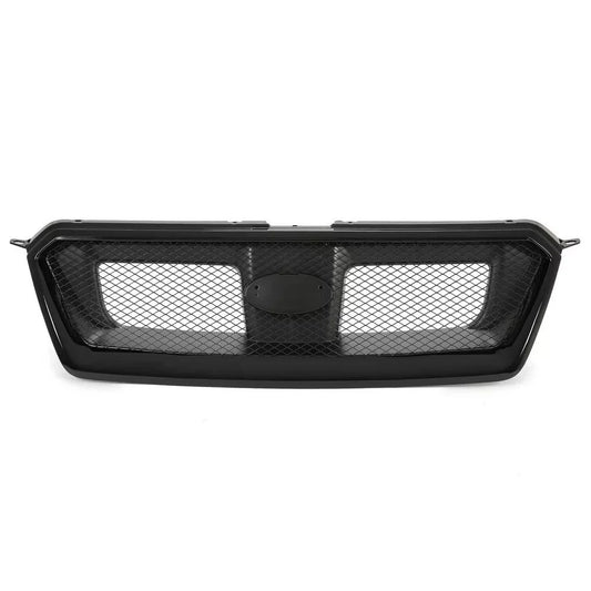 For Subaru XV Crosstrek 2013-2017 Front Bumper Grille Black Painted Mesh Style
