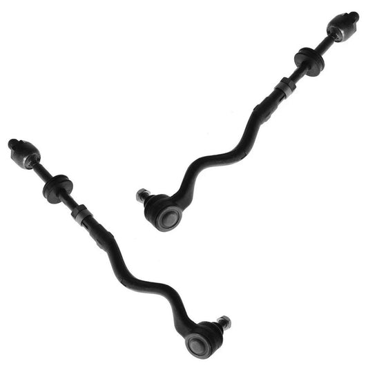 Front Inner/Outer Tie Rod End Assembly Pair Set for BMW E36