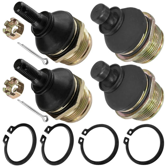 4 Upper and Lower Ball Joints for Kawasaki Bayou 300 KLF300 KLF300-C 1989-2005
