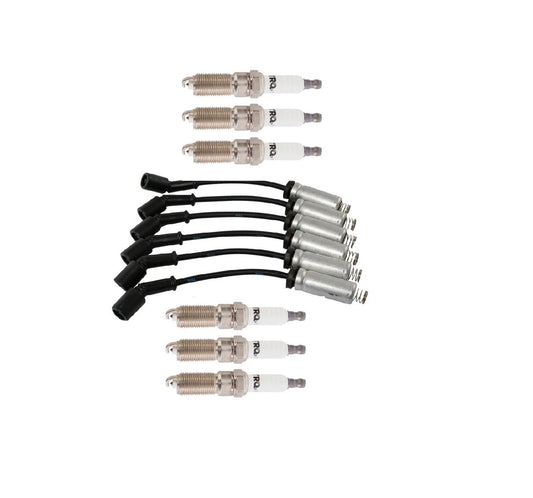 Ignition Kit 6 Spark Plugs and Wire Set For 2014-17 Silverado Sierra V6 4.3L