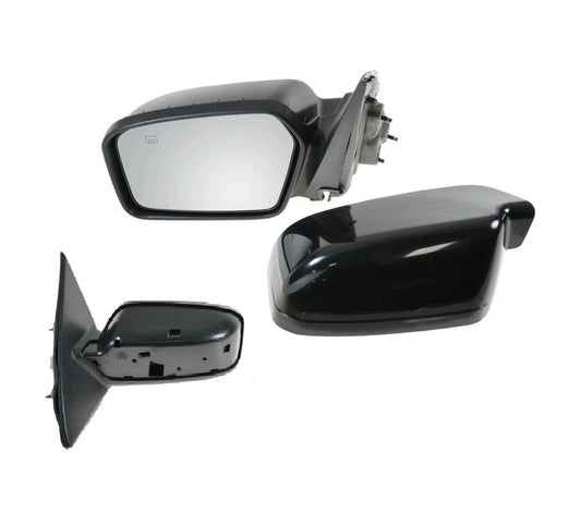 Power Heated Side View Mirror Smooth Black Driver Left LH for Ford Fusion Milan