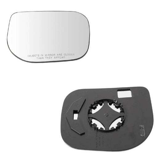 Exterior Mirror Glass w/ Backing Plate RH Passenger Side for Nissan Titan