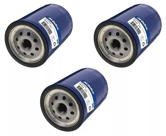 AC Delco GM PF2232 Engine Oil Filters Set of 3 for Chevy GMC 6.6 Duramax Diesel